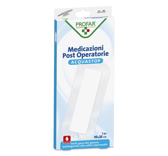 PROFAR MED ACQUASTOP 10X25 3PZ PROFAR MED ACQUASTOP 10X25 3PZ