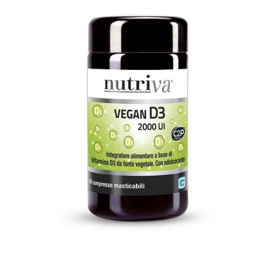 NUTRIVA Vegan D3 60 Cpr 2000UI