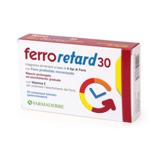 FERRO RETARD 30CPR