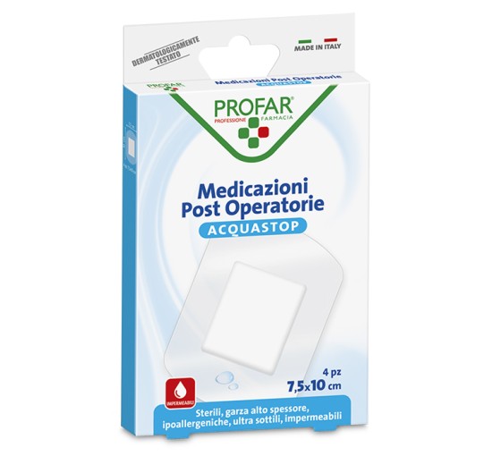 PROFAR MED ACQUASTOP 7,5X10 4P