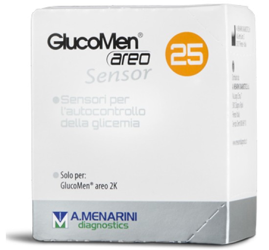 STRISCE GLUCOMEN AREO SENSOR PER ANALISI DEL GLUCOSIO 25 PEZZI