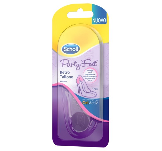 PLANTARE ORTOPEDICO PER RETRO TALLONE PARTY FEET SCHOLL GELACTIV 1 PAIO