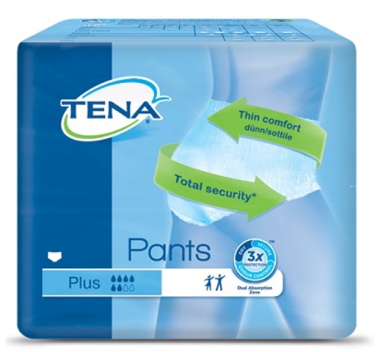 TENA PANTS Plus Pann.L 14pz