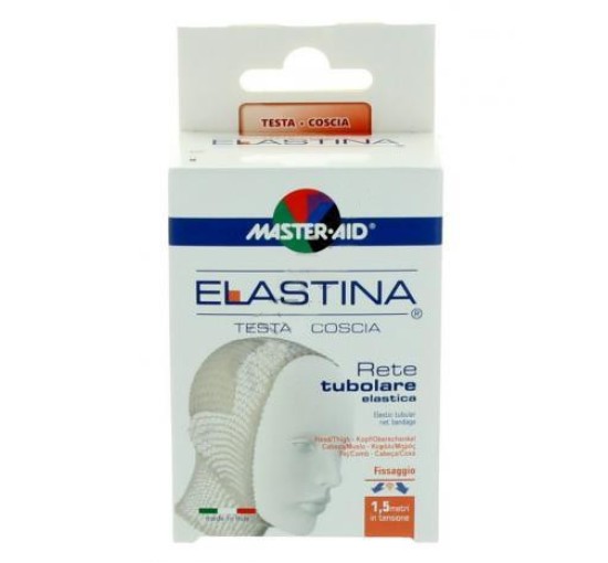 RETE TUBOLARE ELASTICA IPOALLERGENICA MASTER-AID ELASTINA TESTA/COSCIA 1,5 MT IN TENSIONE CALIBRO 6 CM