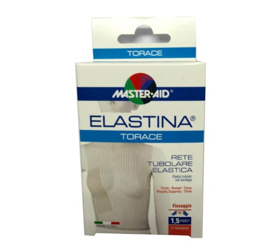 RETE TUBOLARE ELASTICA IPOALLERGENICA MASTER-AID ELASTINA TORACE 5 MT IN TENSIONE CALIBRO 8 CM