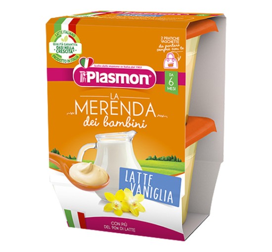 PLASMON Mer.Latte/Van.2x120g