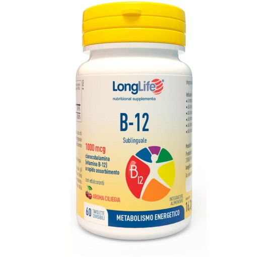 LONGLIFE B12 1000MCG 60TAV