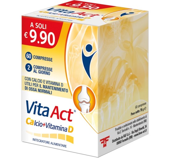 VITA ACT Calcio+Vit.D 60Cpr