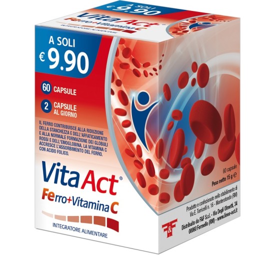 VITA ACT Ferro+Vit C 60 Cps