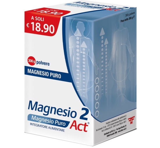 MAGNESIO 2 ACT MG Puro 300g