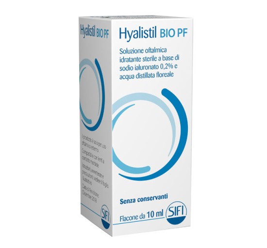 GOCCE OCULARI HA 0,2% E ACQUE DISTILLATE HYALISTIL BIO PF FRUTTI ROSSI 10 ML