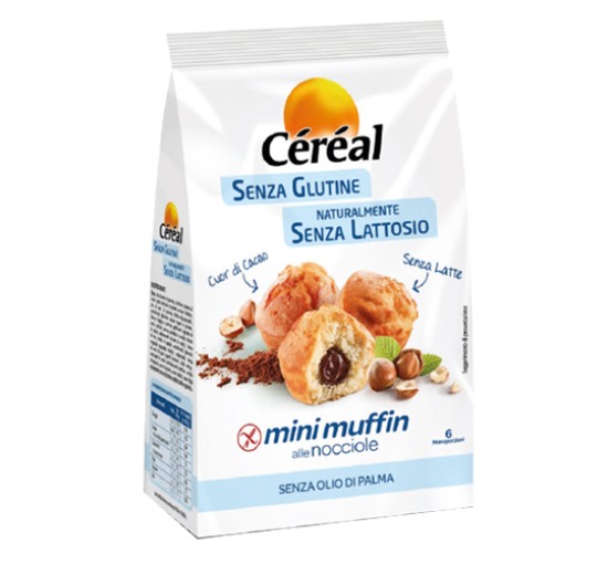 CEREAL MINI MUFFIN NOCCIOLE6PZ