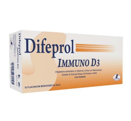 DIFEPROL IMMUNO D3 12 FLACONCINI DA 10 ML