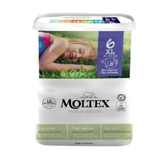 MOLTEX Pann.6 XL 16-30Kg 21pz