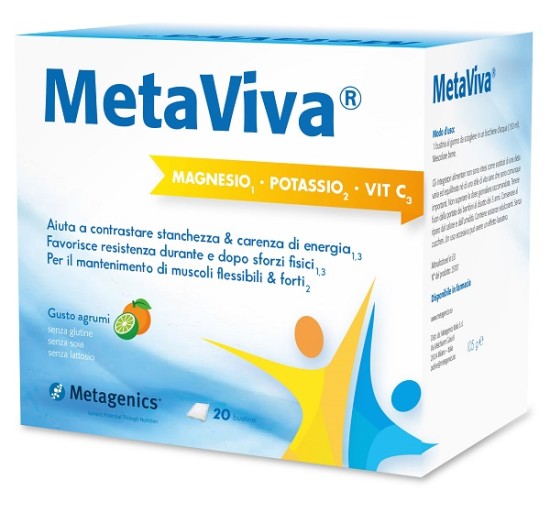 METAVIVA MG/K/VIT C 20 Bust.