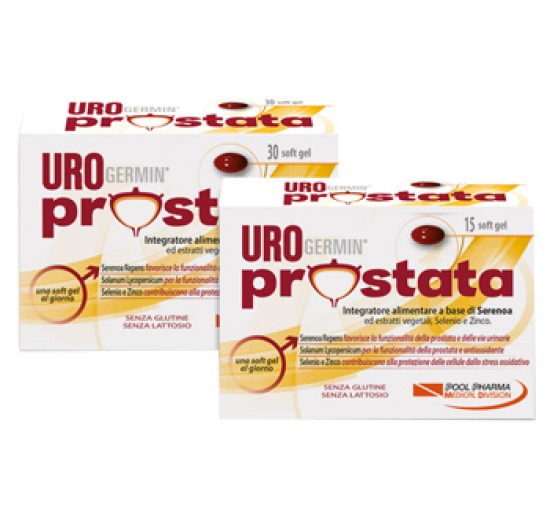 UROGERMIN PROSTATA 30+15 SOFTGEL Integratore Alimentare Favorisce La Funzionalità Della Prostata E Vie Urinarie