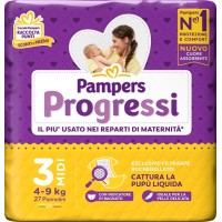 PAMPERS PROG.N/Baby3(4-9)27pz