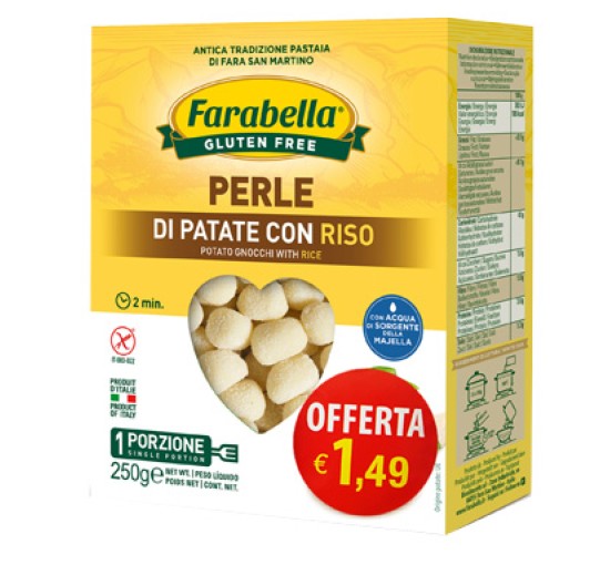 FARABELLA PERLE PATATE CON RISO 250 G PROMO