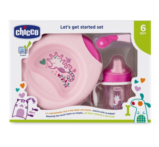 CH Set Pappa Rosa C/Cucch.6m+