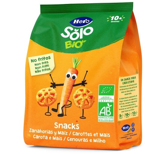 HERO SOLO SNACK CAROTA/MAIS40G