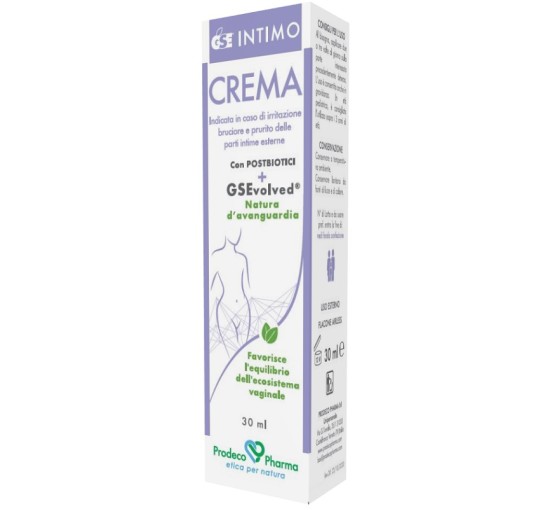 GSE INTIMO CREMA 30 Millilitri Per Irritazione, Bruciore, Secchezza E Prurito