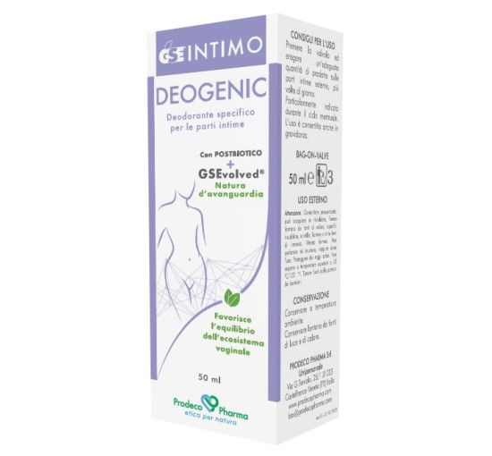 GSE INTIMO DEOGENIC 50 Millilitri Spray Igiene Intima Quotidiana