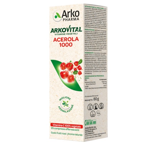 ARKOVITAL Acerola 20 Cpr Eff.