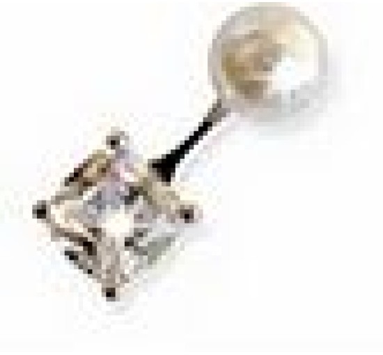 PEARL/ZIRCON DANGLE 6MM BJT957