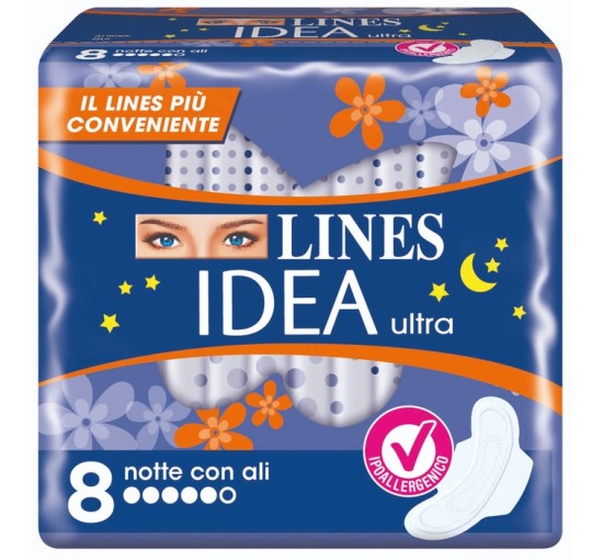 LINES IDEA ULTRA NOTTE ALI 8PZ
