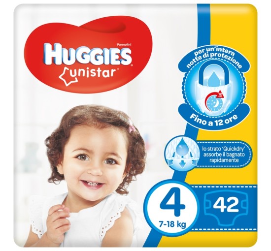 HUGGIES UNISTAR GRANDE 4 42PZ