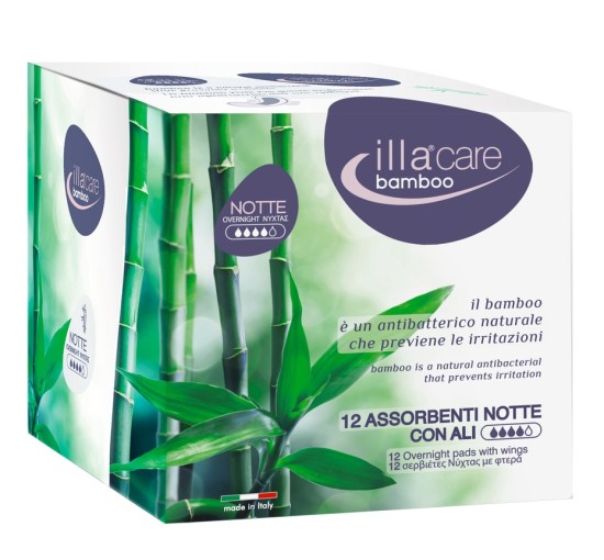 ILLA CARE BAMBOO NOTTE 12PZ