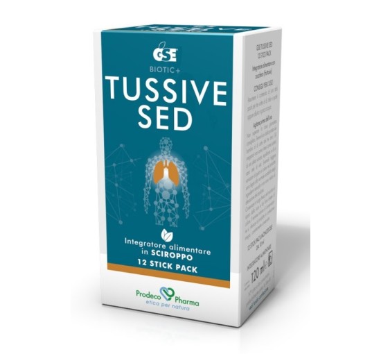 GSE TUSSIVE SED 12 STICK PACK Integratore Alimentare Bronchi