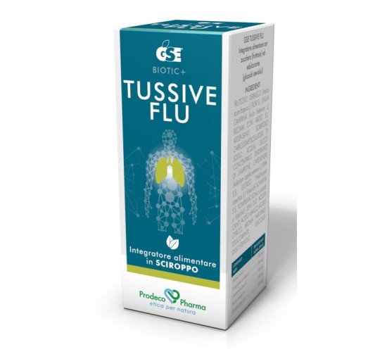 GSE Tussive Flu 120 Millilitri Integratore Alimentare Sollievo Gola E Faringe