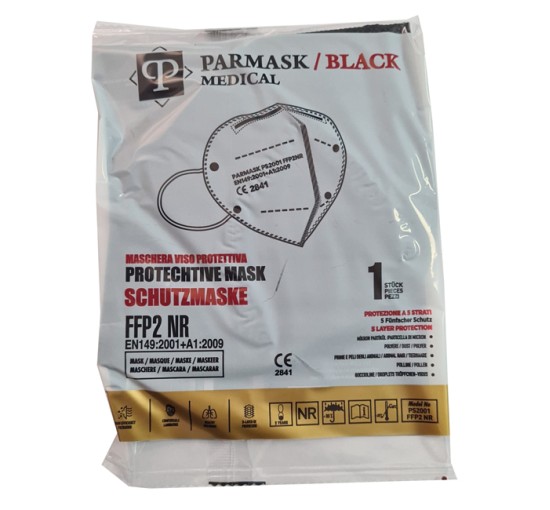 PARMASK MEDICAL FFP2 BLACK10PZ