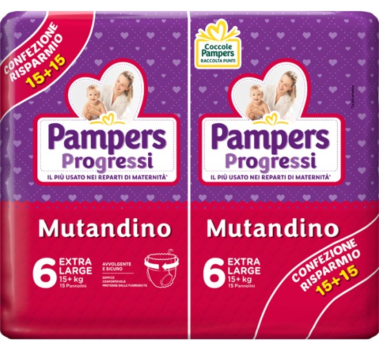 PAMPERS PROGRESSI MUT XL 30PZ