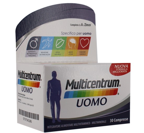 MULTICENTRUM UOMO 30CPR