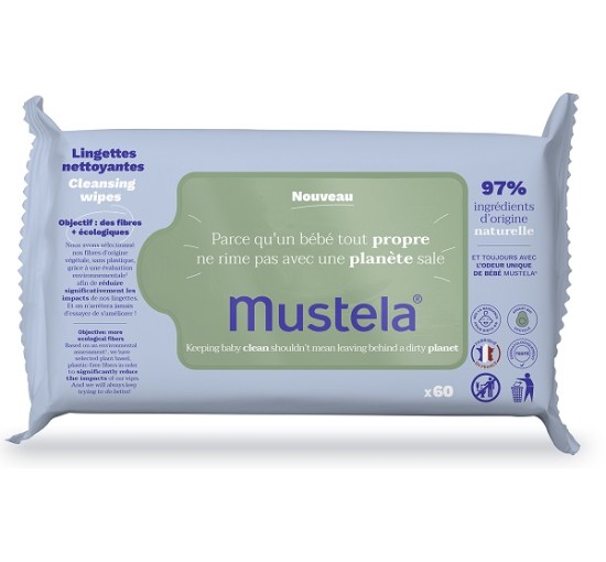 MUSTELA SALVIETTE DETERGENT60P