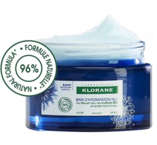 KLORANE CREMA IDRATANTE NOTTE FIORDALISO ACIDO IALURONICO 50ML