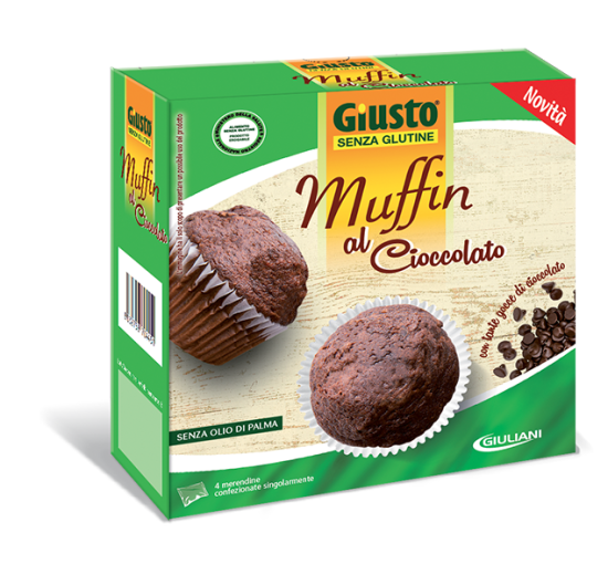 GIUSTO S/G Muffin Ciocc.200g