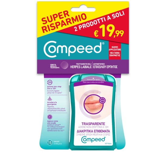 COMPEED HERPES LABIALE BIPACCO