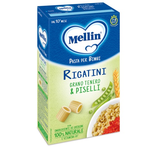 MELLIN RIGATINI CON PISELLI