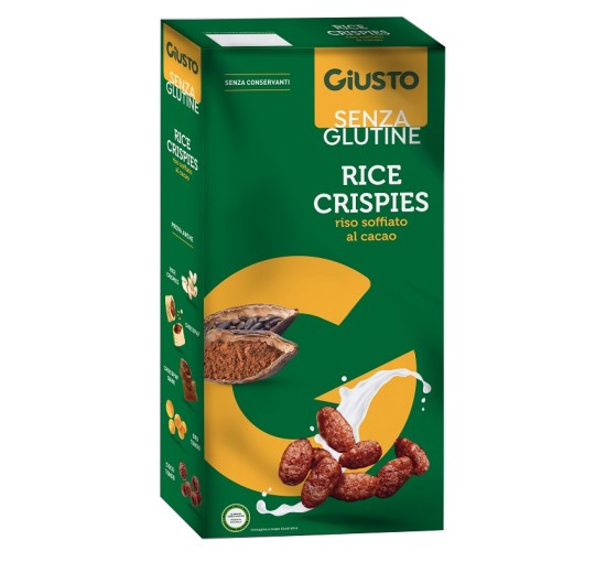 GIUSTO S/G RICE CRISPIES CACAO