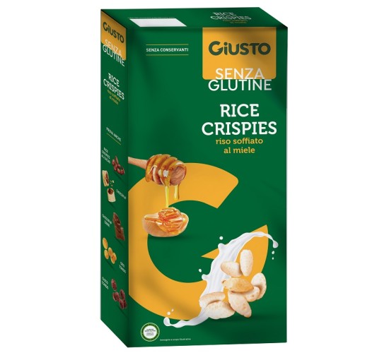 GIUSTO S/G RICE CRISPIES 250G