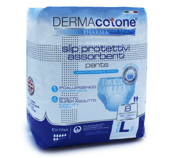 DERMACOTONE SLIP PROT ASS L 8P