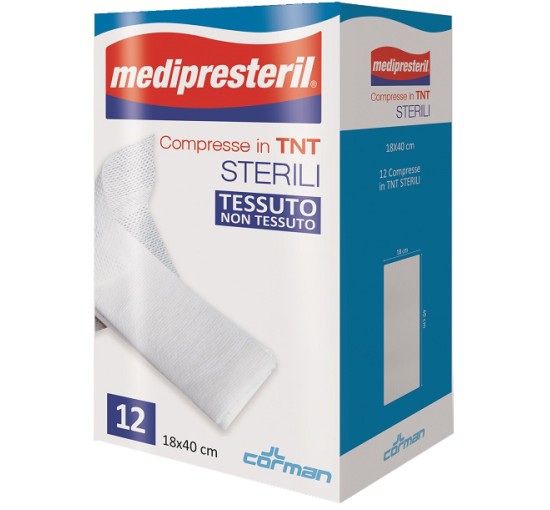 MEDIPRESTERIL COMPR TNT 18X40