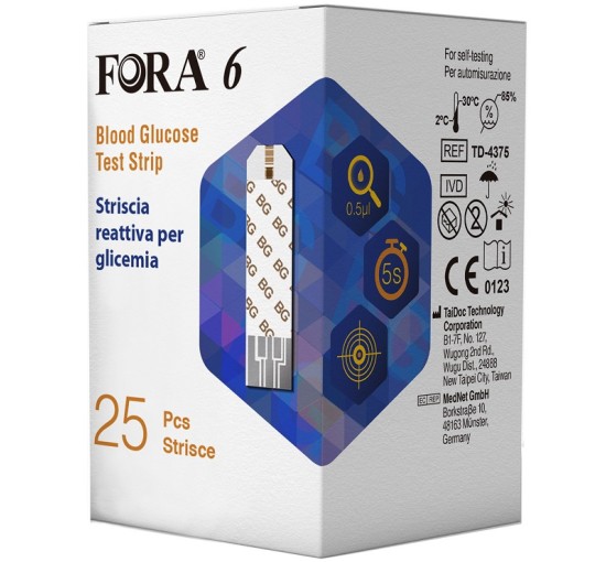 FORA6 STRISCE GLICEMIA 25PZ