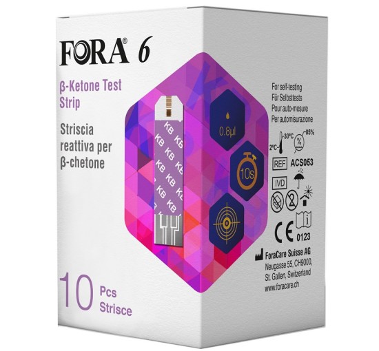 FORA6 STRISCE KETONI 10PZ