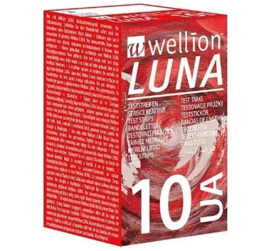 WELLION LUNA Ac.Urico 10 Str.