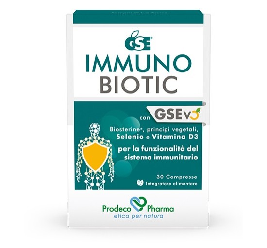 GSE IMMUNOBIOTIC 30 Compresse Integratore Alimentare Sostegno Funzione Immunitaria
