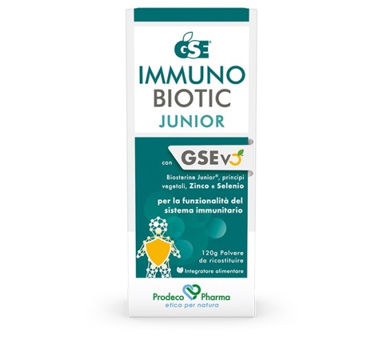 GSE IMMUNOBIOTIC JUNIOR 120 Grammi Integratore Alimentare Equilibrio Microbico Dell'Organismo